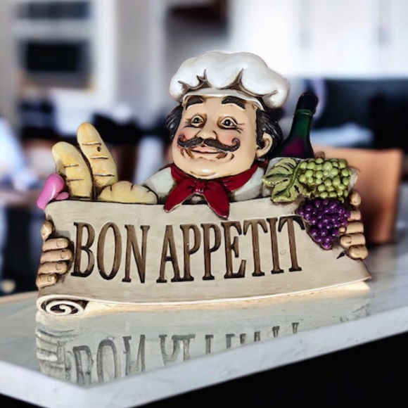 vintage italian chef | Wall Decor | Vintage Italian Chef Kitchen Decor